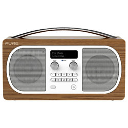 Pure Evoke D6 DAB/FM Bluetooth Radio, Oak